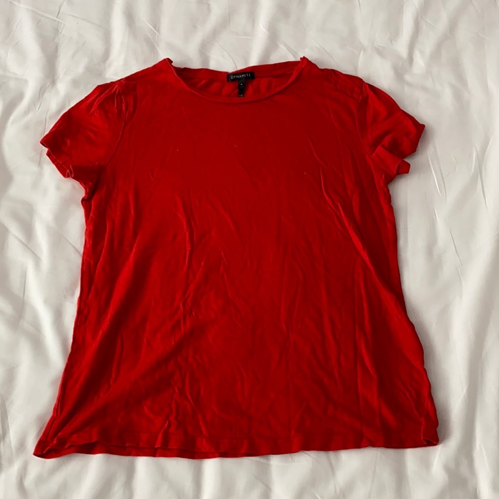Red t shirt